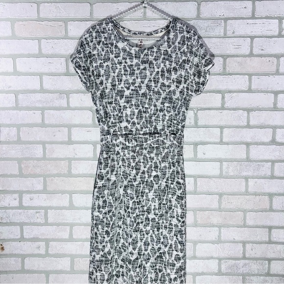 Anthropologie Dolan Left Coast Taleen Textured Leopard Print Midi Dress Size S - Picture 6 of 16
